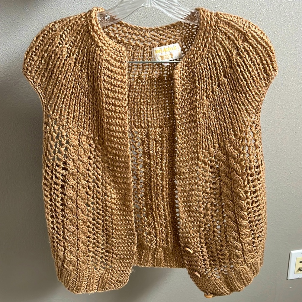 Vintage sweater vest. Sz M